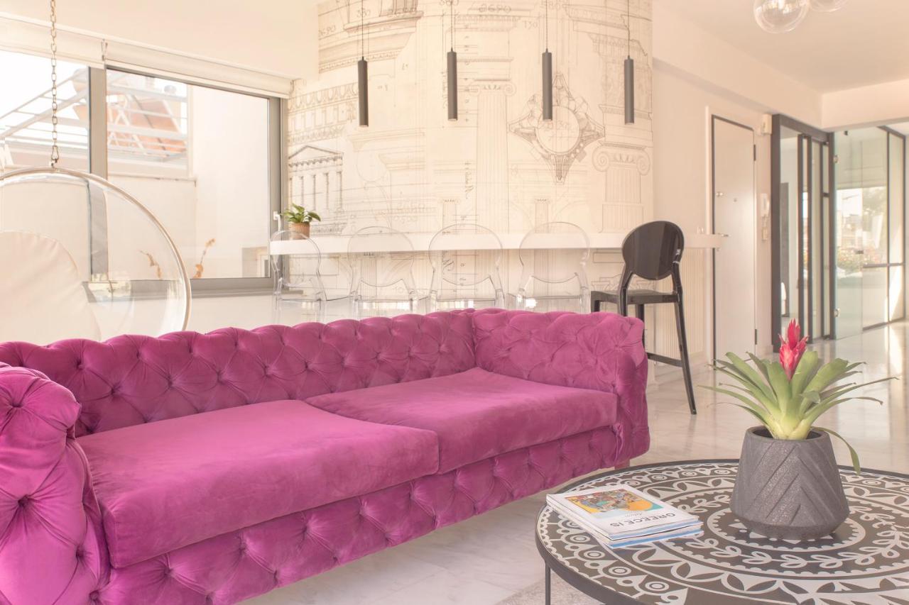 Luxury Apartment Near Acropolis-Living Stone Gold Aten Exteriör bild