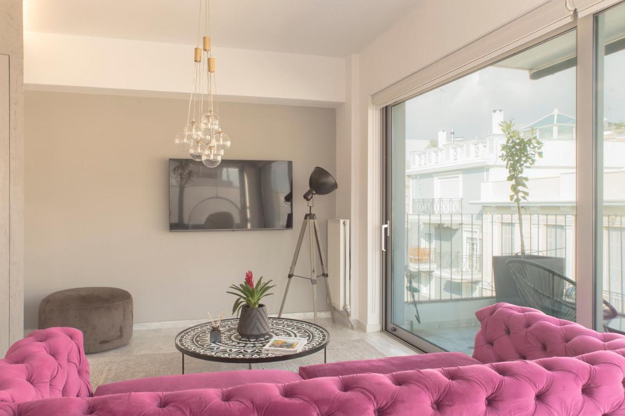 Luxury Apartment Near Acropolis-Living Stone Gold Aten Exteriör bild
