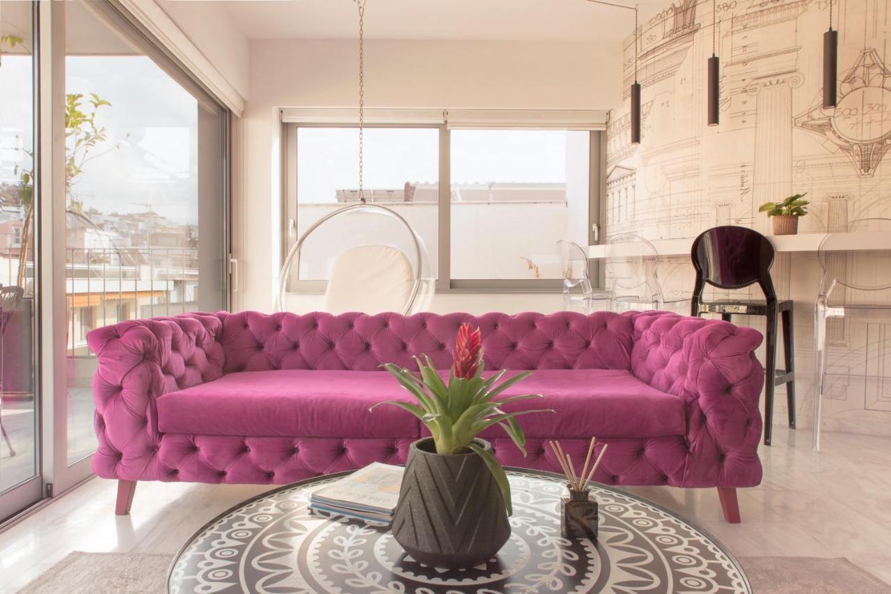 Luxury Apartment Near Acropolis-Living Stone Gold Aten Exteriör bild