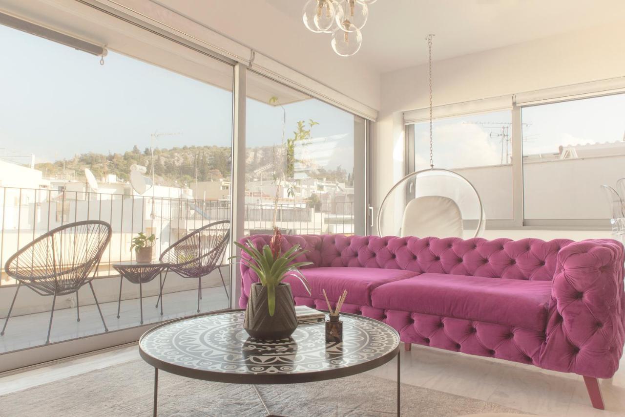 Luxury Apartment Near Acropolis-Living Stone Gold Aten Exteriör bild